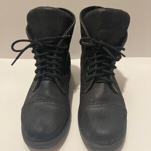 Carlos by Carlos Santana Black Ankle Boots
